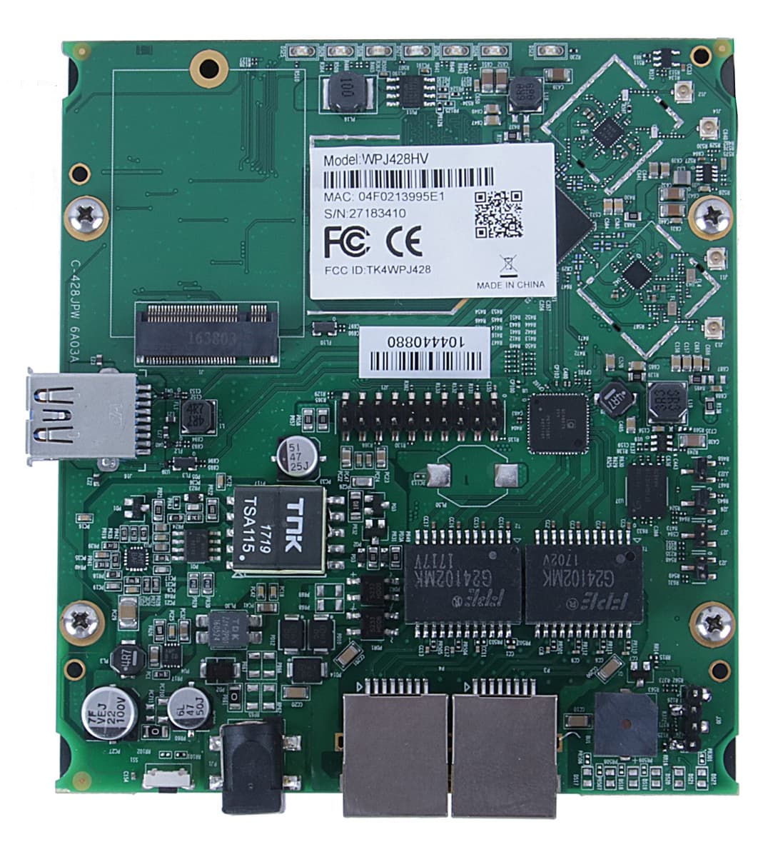 Compex WPJ428HV-6A board 16MB flash, 512MB RAM