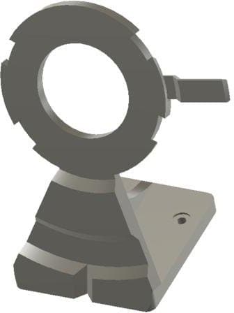 D-U6-P Držák pro Ubiquiti U6-PRO a UAP-AC-PRO, bílý