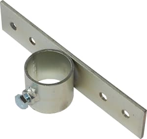 Držák stožáru o průměru 60mm, bez odsazení s delším pásem