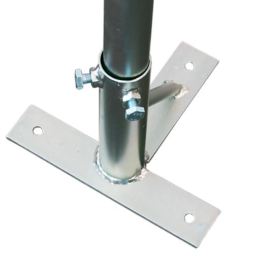 Držák stožáru výsuvný s křížem a vlnkou, délka 60cm