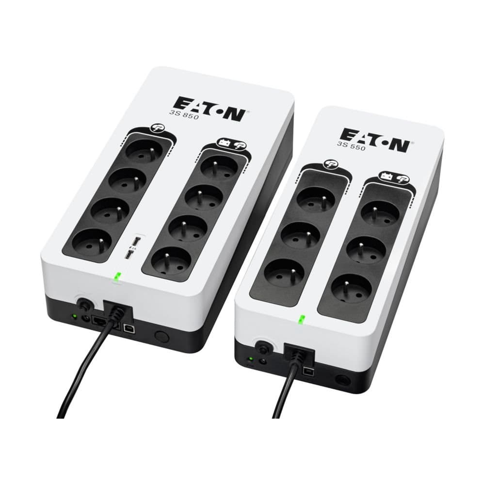 Eaton 3S 450 FR, UPS 450VA / 270W, 6 zásuvek (3 zálohované)
