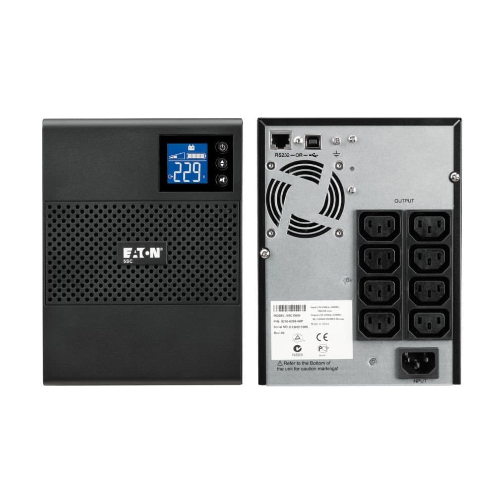 Eaton 5SC 1500i, UPS 1500VA, 8 zásuvek IEC, LCD