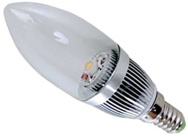 EuroLight LED žárovka E14, 3W, 6500k, QP3003 - svíčka