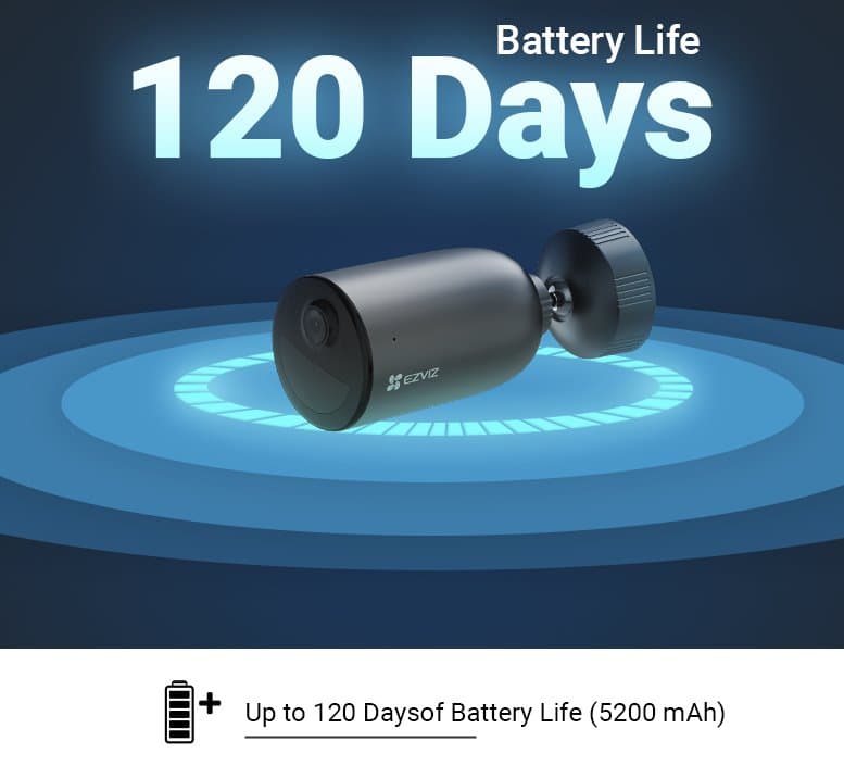 Ezviz EB3 Venkovní IP kamera na baterii, 3MP, 2.8mm