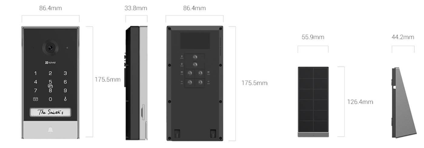Ezviz EP7 Domácí kompletní video interkom