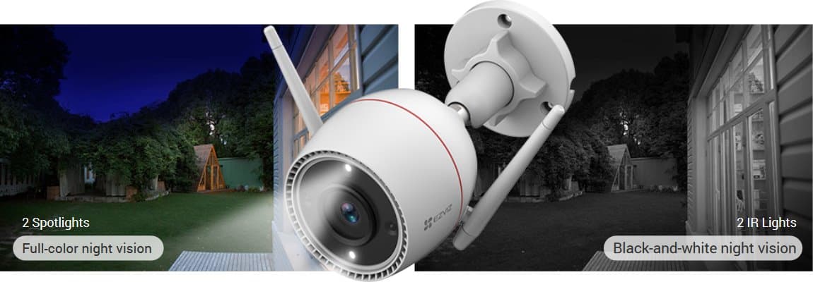 Ezviz H3C 2K - Venkovní Wi-Fi kamera, 3MP, 2.8mm