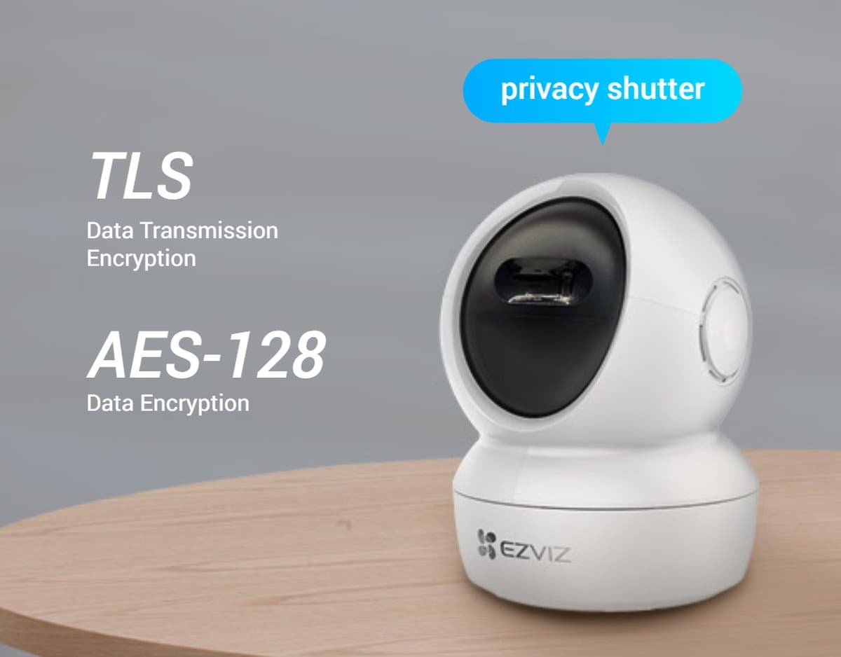 Ezviz H6C Pro - Vnitřní otočná IP kamera s WiFi, 4MP, 4mm