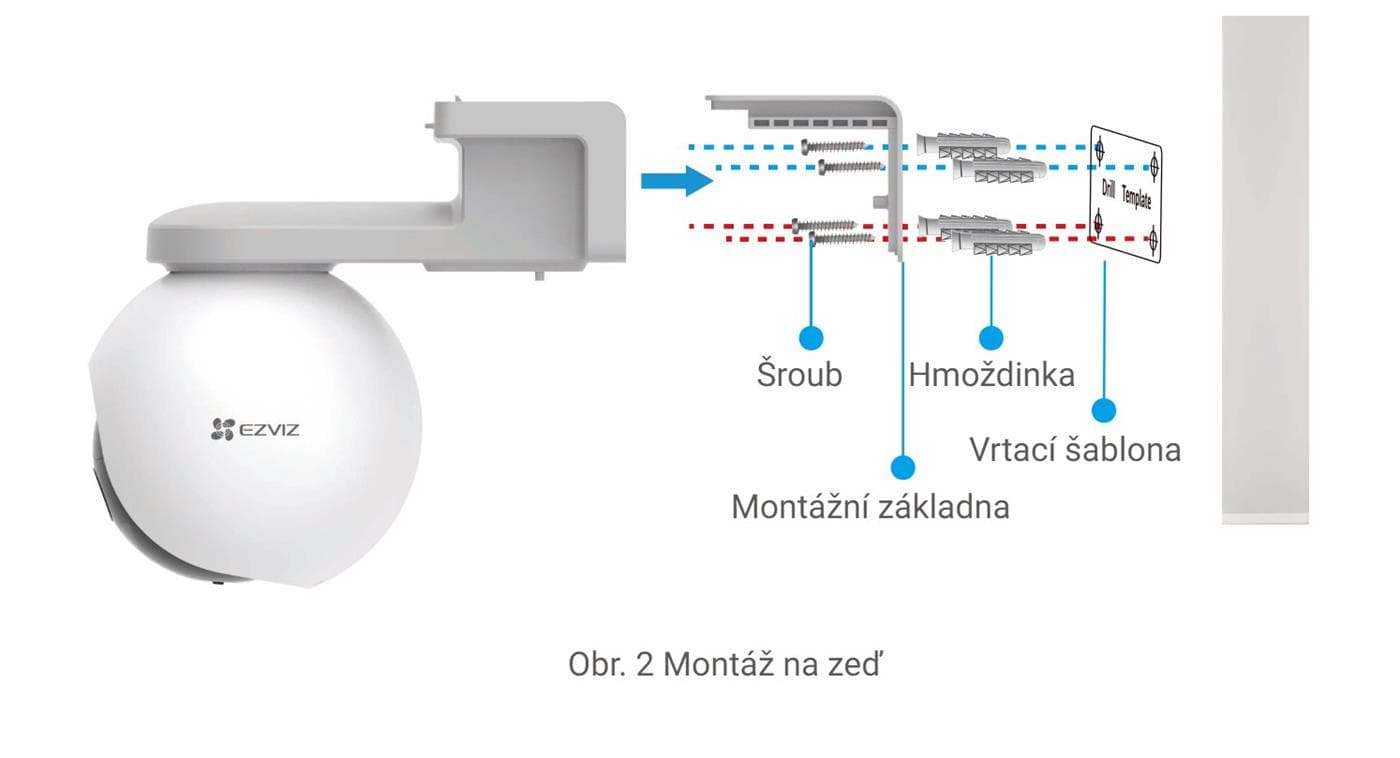 Ezviz HB8 2K+ Otočná venkovní IP kamera na baterii, 4MP