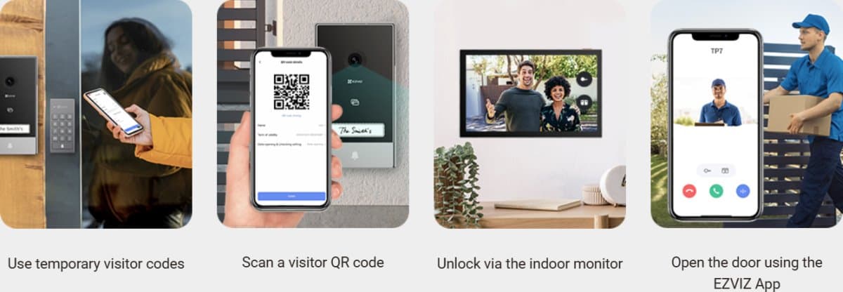 Ezviz TP7 Domácí kompletní video interkom s klávesnicí