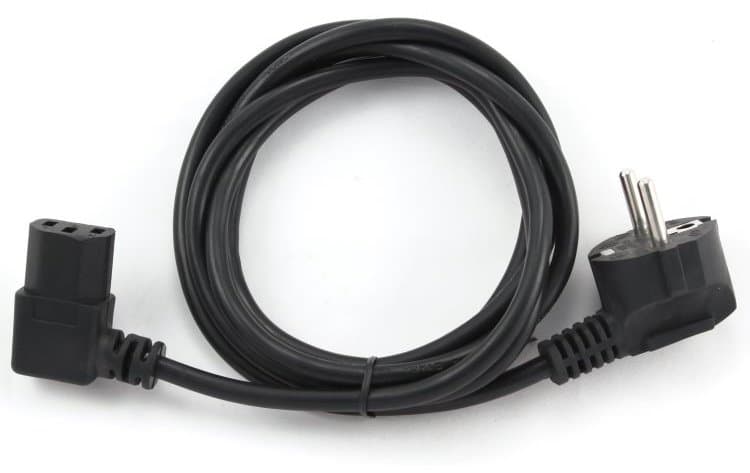 Gembird Síťový napájecí kabel 230V, 1,8m, pravoúhlý