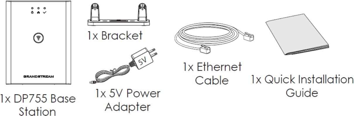 Grandstream DP755 SIP DECT - Základna