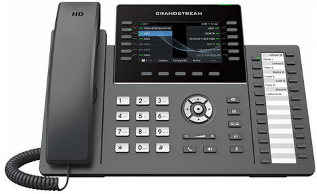Grandstream GRP2636 SIP telefon, 4.3" TFT, WiFi a BT