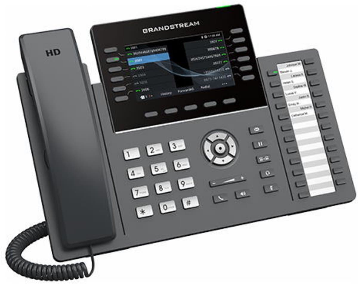 Grandstream GRP2636 SIP telefon, 4.3" TFT, WiFi a BT