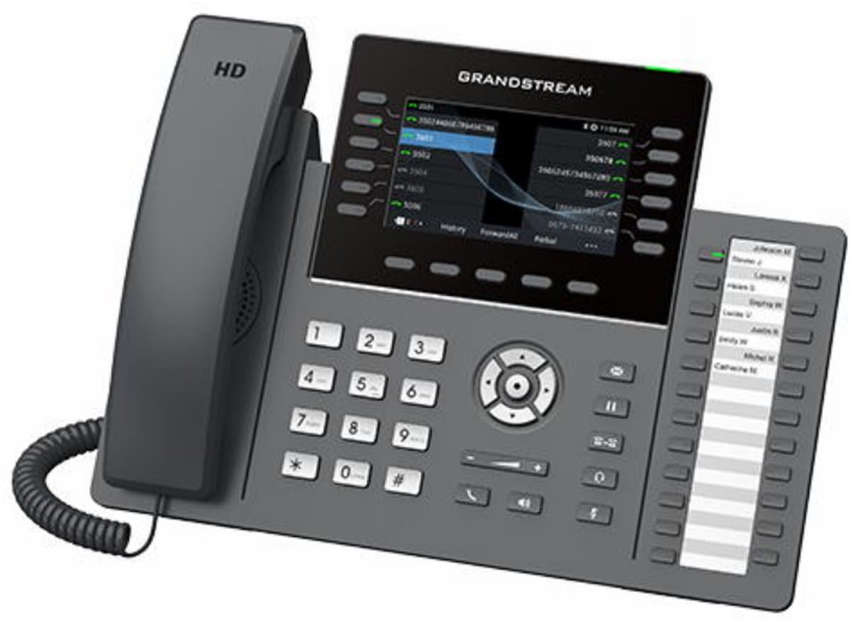 Grandstream GRP2636 SIP telefon, 4.3" TFT, WiFi a BT