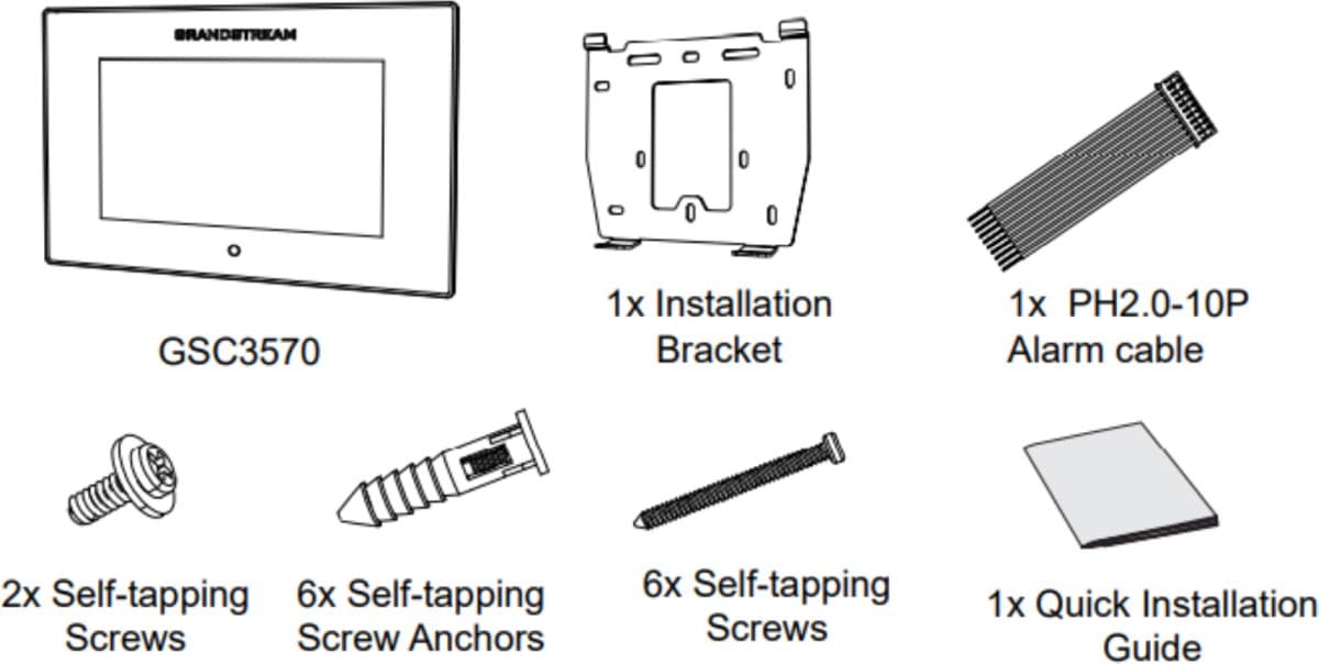 Grandstream GSC3570 - SIP interkom a řídicí stanice