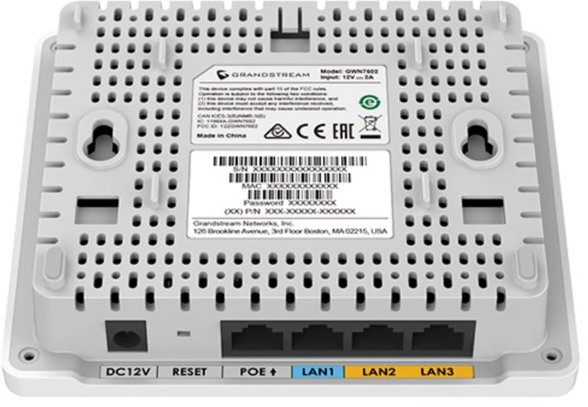 Grandstream GWN7604 Wi-Fi 6 Access Point, PoE