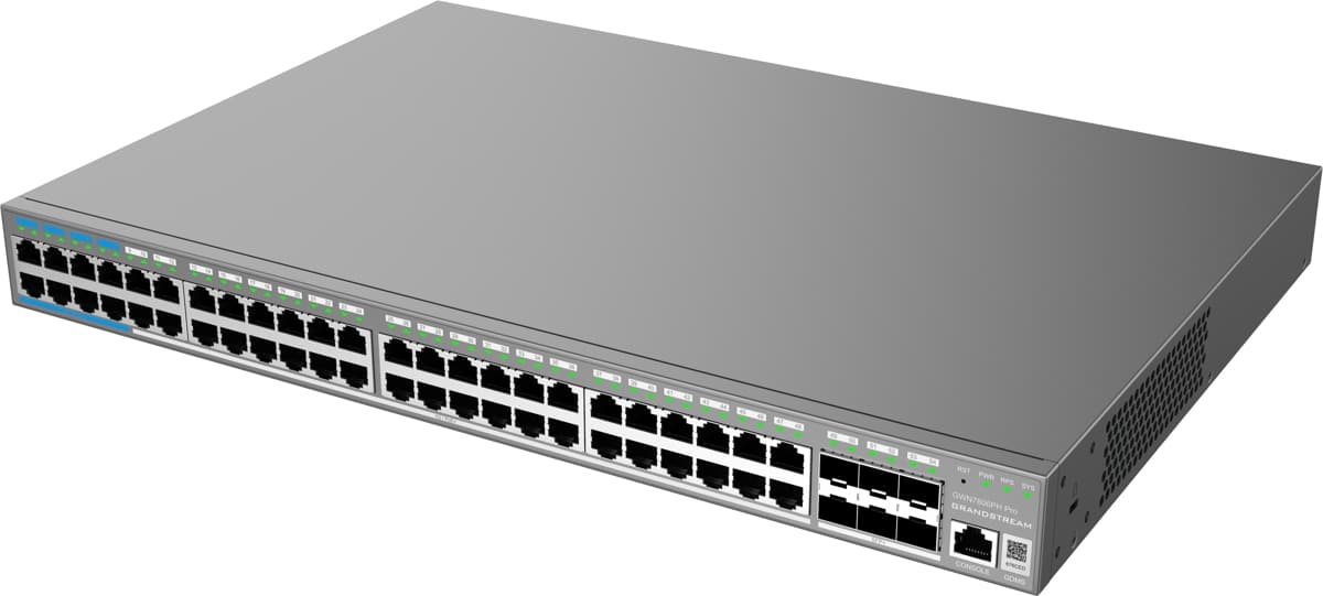Grandstream GWN7806PH Pro, Gigabitový PoE switch