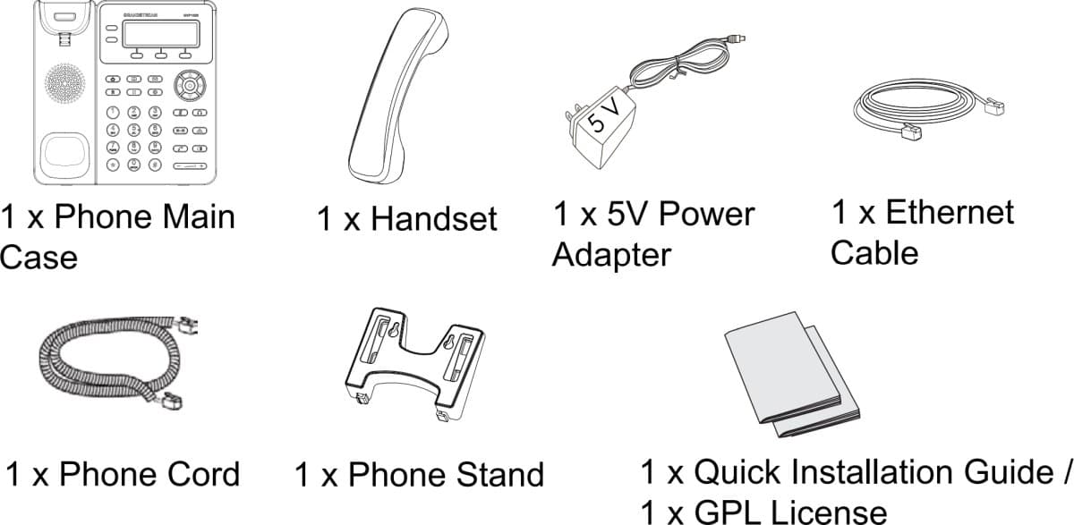 Grandstream GXP1620 SIP telefon
