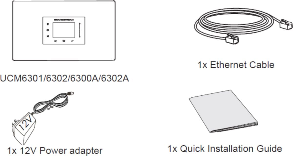 Grandstream UCM6300 Audio VoIP pobočková ústředna