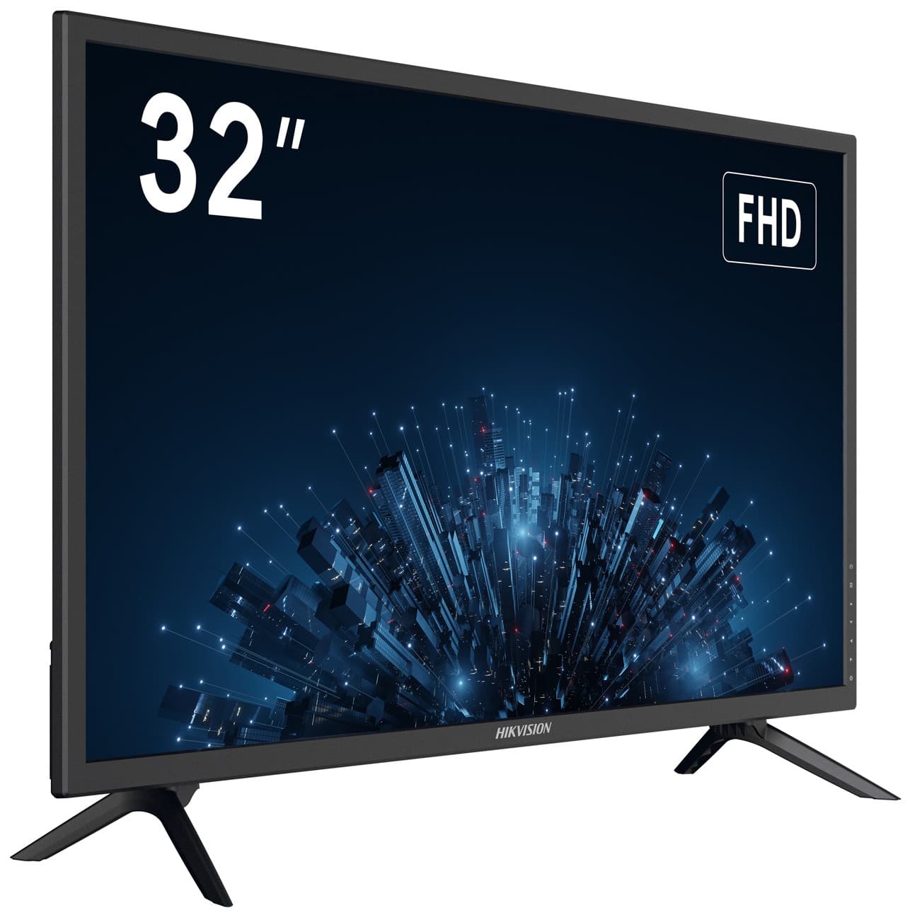 Hikvision 32" LED monitor, 1920x1080, VGA, HDMI; audio, USB