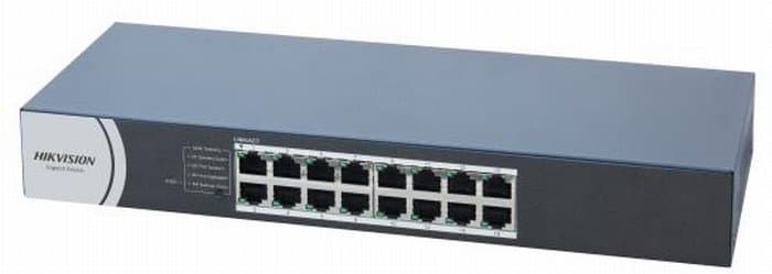 Hikvision DS-3E0516R-O Switch, 16x LAN