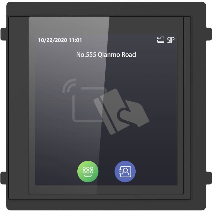 Hikvision DS-KD-TDM - Dotykový modul interkomu 3v1, Mifare