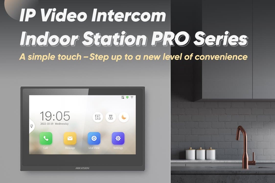 Hikvision DS-KH6351-TE1 - 7" IP dotykový monitor, PoE