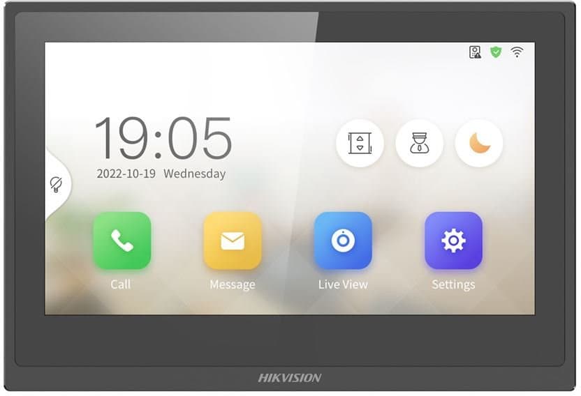 Hikvision DS-KH6351-WTE1 - 7" IP dotykový monitor, WiFi, PoE