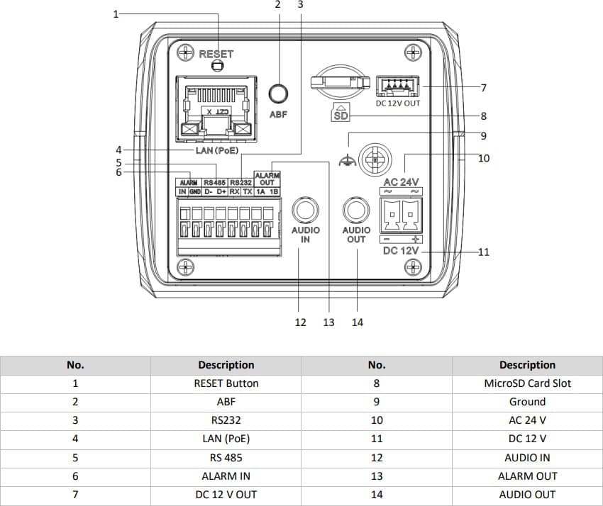 Hikvision IP box kamera DS-2CD3843G0-AP, 4MP