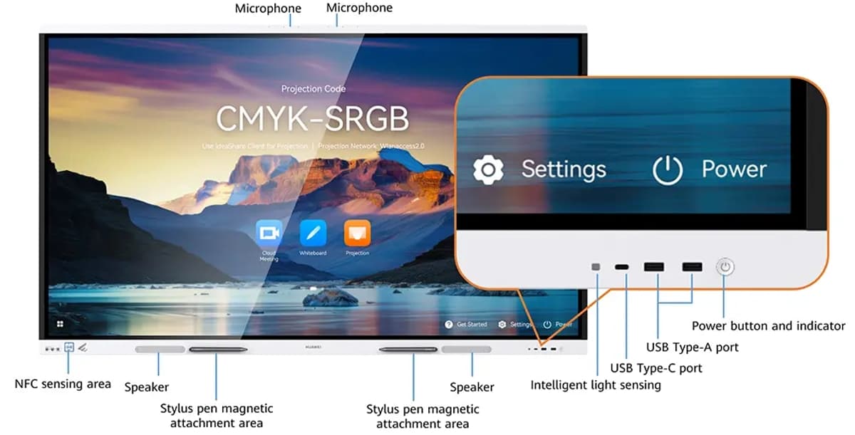 Huawei IdeaHub Board 3 Pro - Interaktivní Tabule, 86"