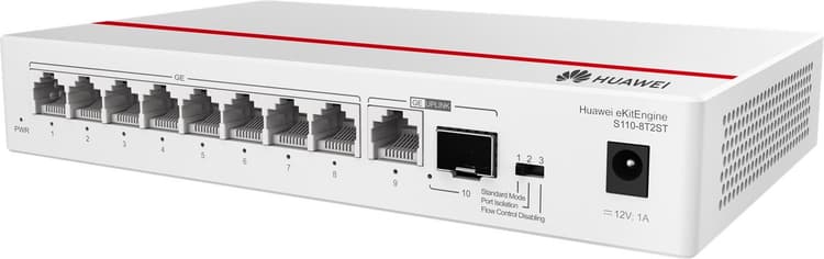 Huawei S110-8T2ST Gigabitový switch, 1x SFP