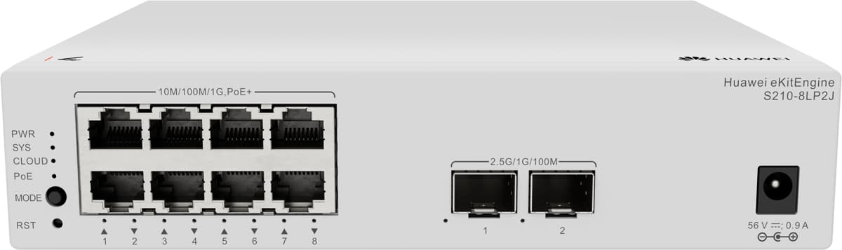 Huawei S210-8LP2J Gbit Cloud PoE Switch