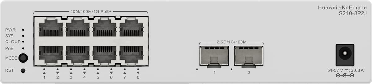Huawei S210-8P2J Gbit Cloud PoE Switch