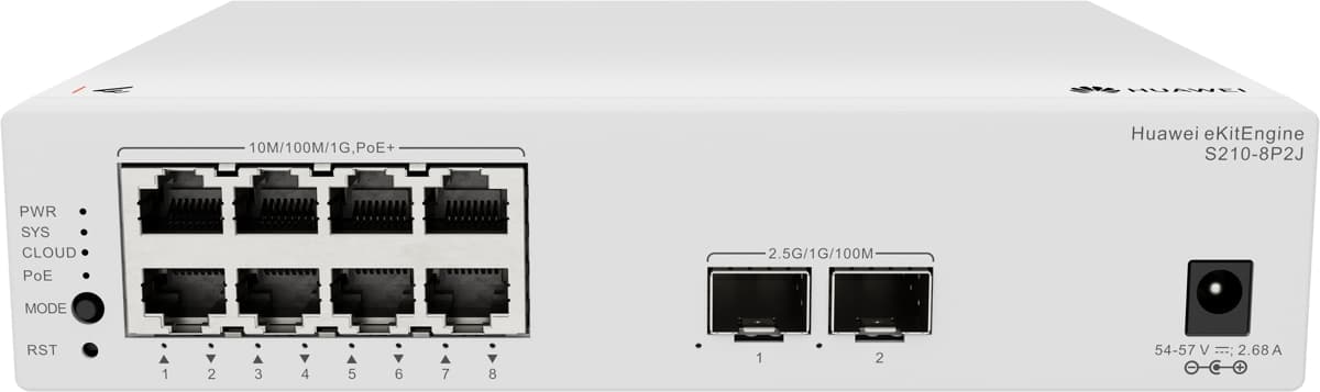 Huawei S210-8P2J Gbit Cloud PoE Switch