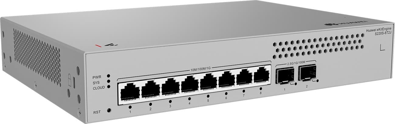 Huawei S220S-8T2J Gigabitový switch, 2x 2.5G SFP
