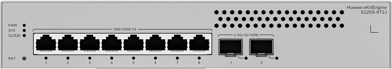 Huawei S220S-8T2J Gigabitový switch, 2x 2.5G SFP