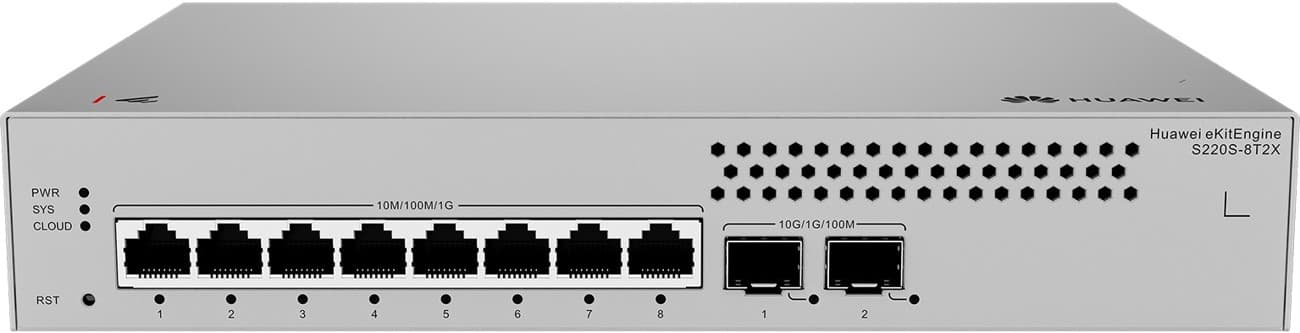 Huawei S220S-8T2X Gigabitový switch, 2x SFP+
