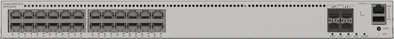 Huawei S310-24U4X, Gigabitový PoE smart switch, 4x SFP+