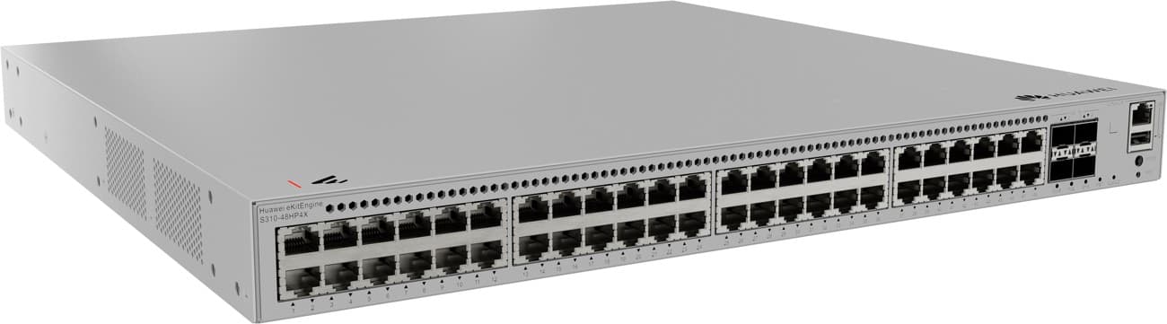 Huawei S310-48HP4X, Gigabitový PoE smart switch, 4x SFP+