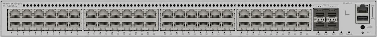 Huawei S310-48HP4X, Gigabitový PoE smart switch, 4x SFP+