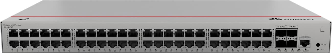 Huawei S310-48P4S Gigabitový PoE smart switch, 4x SFP