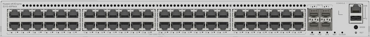 Huawei S310-48PN4X, 2.5G PoE switch, 4x SFP+