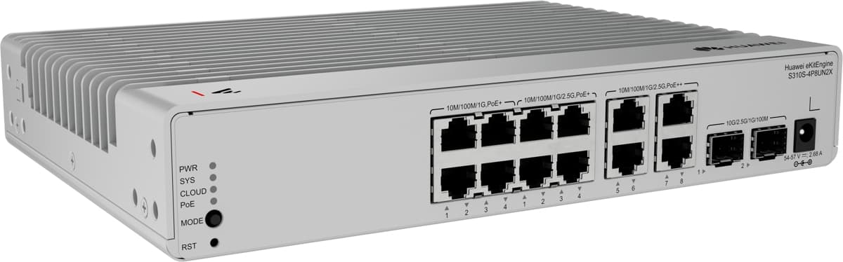 Huawei S310S-4P8UN2X 2.5G Cloud PoE Switch