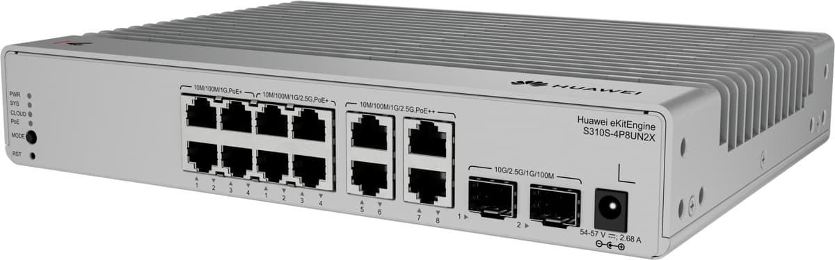 Huawei S310S-4P8UN2X 2.5G Cloud PoE Switch