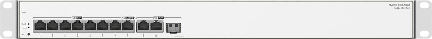 Huawei S380-H8T3ST multi-service router, 3x WAN, 8x LAN