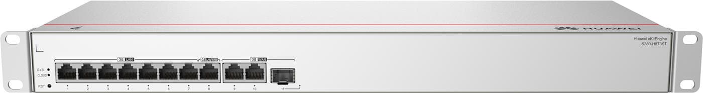 Huawei S380-H8T3ST multi-service router, 3x WAN, 8x LAN