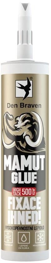 Lepidlo Den Braven MAMUT GLUE 290 ml kartuše bílá