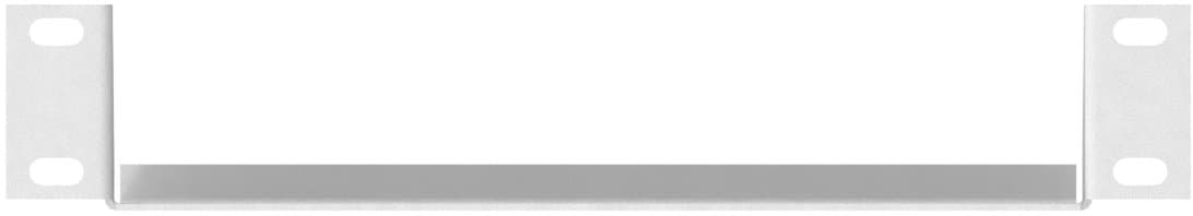 Masterlan police pevná s perforací, 1U, 10", 150mm, šedá