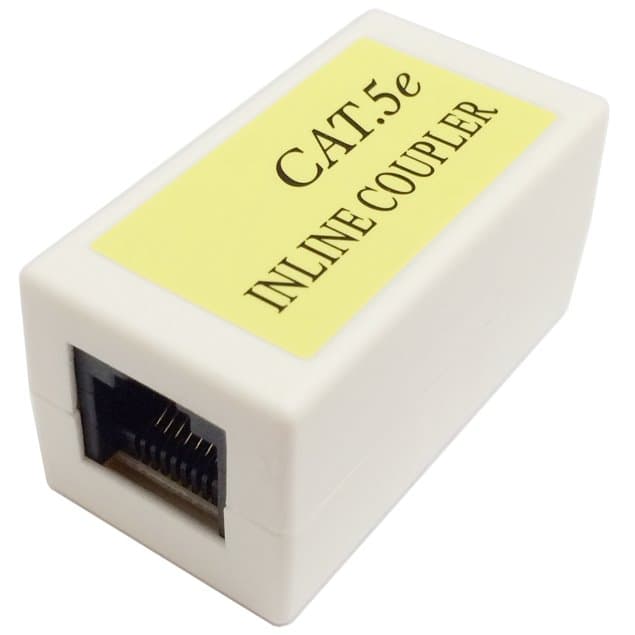 Masterlan spojka UTP bílá, Cat.5e, RJ45-RJ45