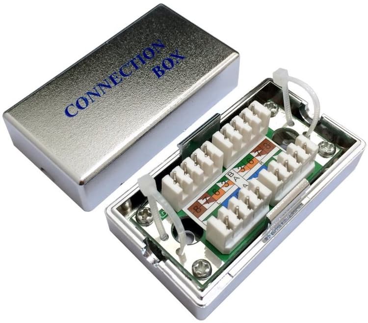 Masterlan spojka zářezová STP Cat.5e, 2x zářezové pole